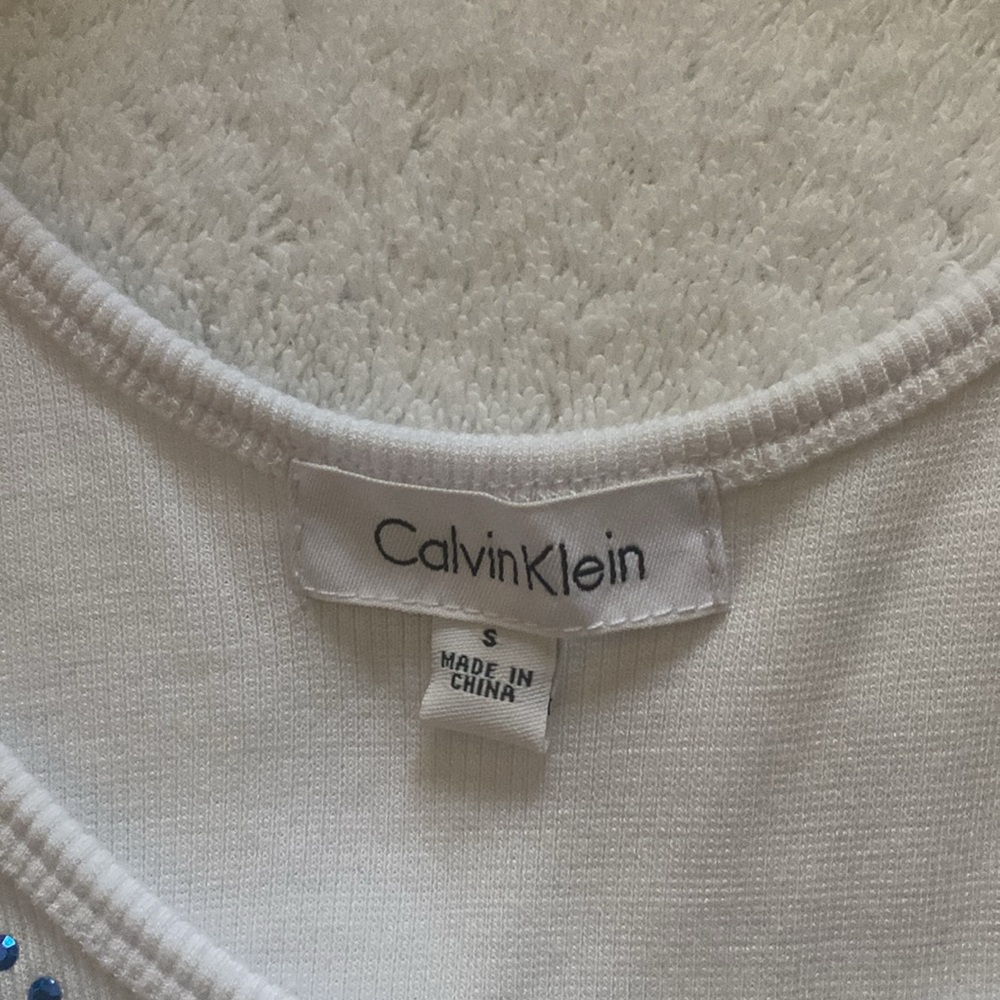 Calvin Klein white Tank Top Size S - Picture 5 of 8